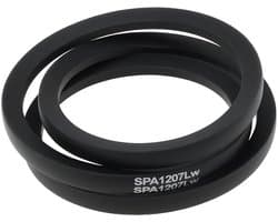 JHUBERS- Aandrijfriem Perfecte Pasvorm - Buitenlengte 1225 mm - Binnenlengte 1162 mm - Rubber - Betrouwbare Prestaties - Soepele Werking - Grasmaaier Riem