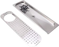 Glazen Spoeler - Bar Accessoire - Snel Glazen Wassen - Hands-free Reiniging - Onderbouw Model - Roestvrij Staal