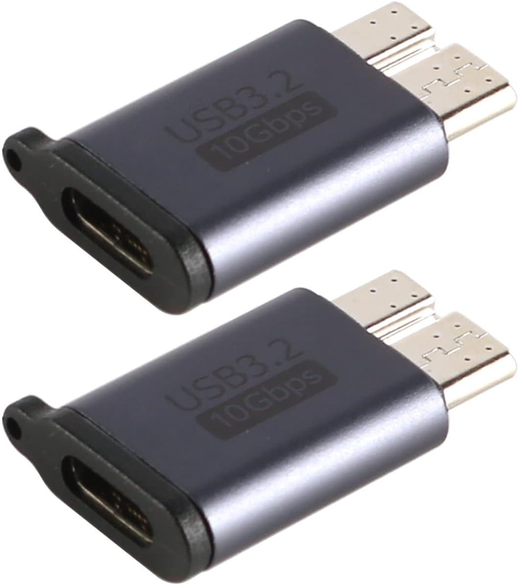 Dailygoody - Adapters USB C naar Micro USB - Gegevensoverdracht - Klein en draagbaar - Externe Harde Schijf - Geschikt voor tablet en laptop — afbeelding 1