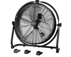 Dryconic 500mm. Professionele Ventilator met Beugel 360 Graden Draaibaar met 3 Snelheden en Ophangsysteem Voor Wandmontage
