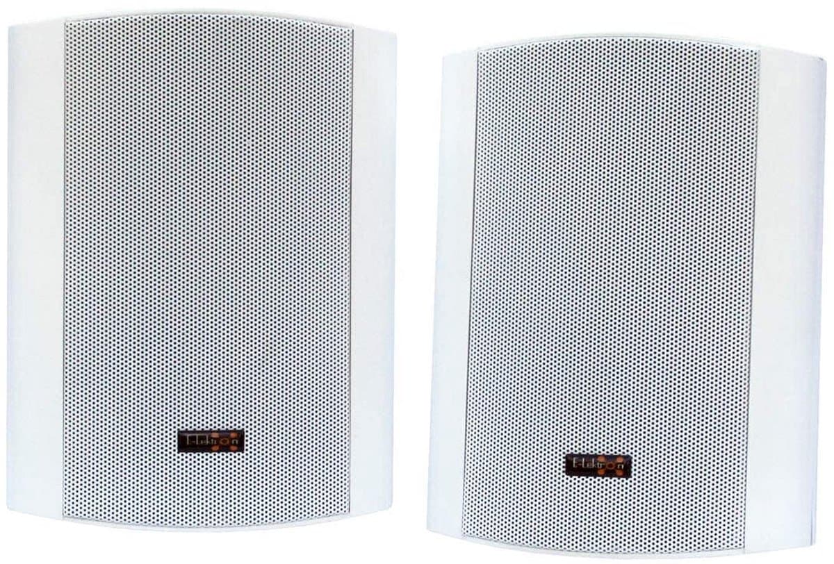 E-Lektron EWL5P passieve speakerset voor binnen en buiten - Wit - 125W — afbeelding 1