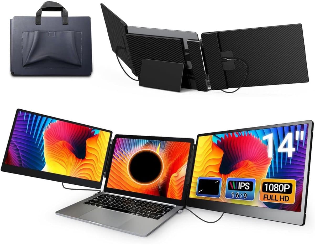 Portable Monitor - Draagbare Scherm - Uitbreider - Full HD — afbeelding 1
