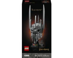 LEGO Icons The Lord of the Rings: De Helm van Sauron Bouwpakket voor Volwassenen en Woondecoratie 11373