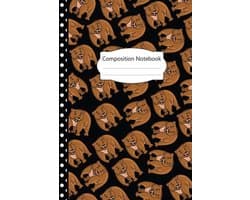 Bears Composition Notebook: Pretty Brown Bears Blank Lined Journal: 100 pages 6x9" Brown Bears Journal For Girls, Kids, Adults, Students, ... Journal, Perfect Gifts For Brown Bears Lovers