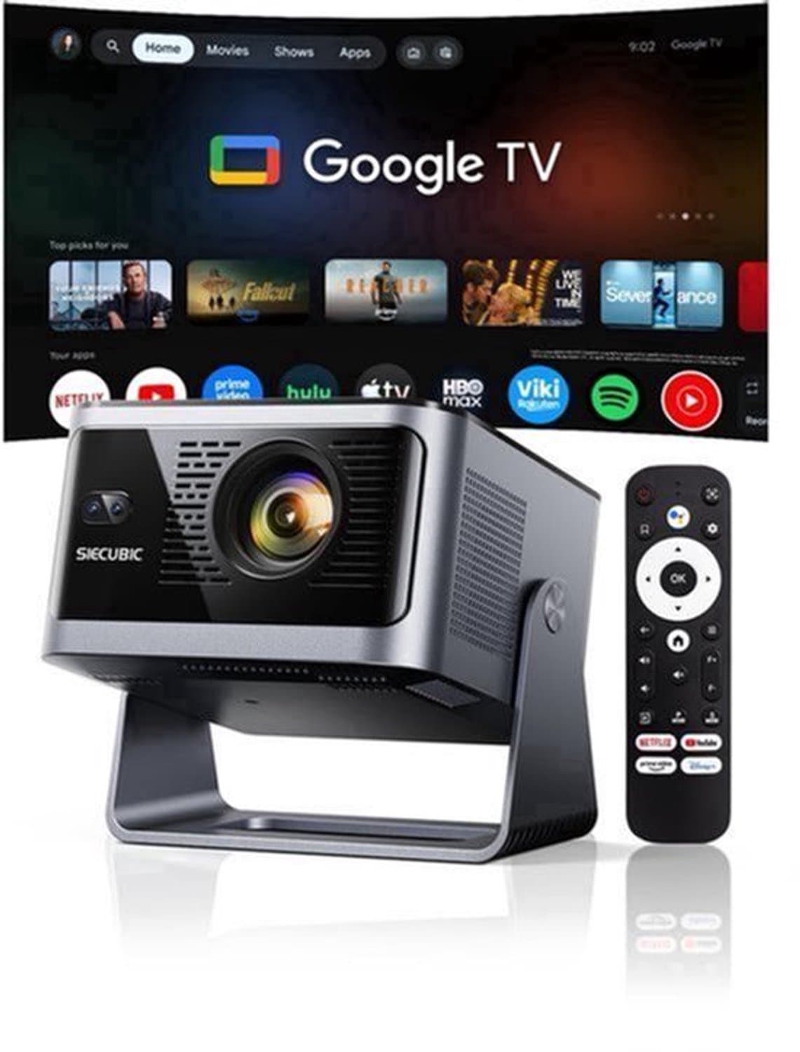 Mini Beamer 650 ANSI Lumen - Native 1080P Full HD - LED - Draagbaar - Voor Thuisbioscoop — afbeelding 1