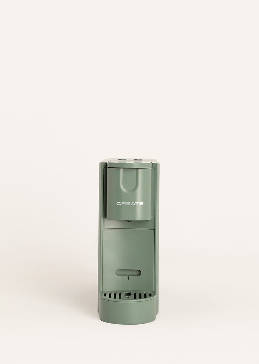 CREATE - Nespresso-capsule-espressomachine (20 bar) met opvangbak - Salie - THERA EASY — afbeelding 1