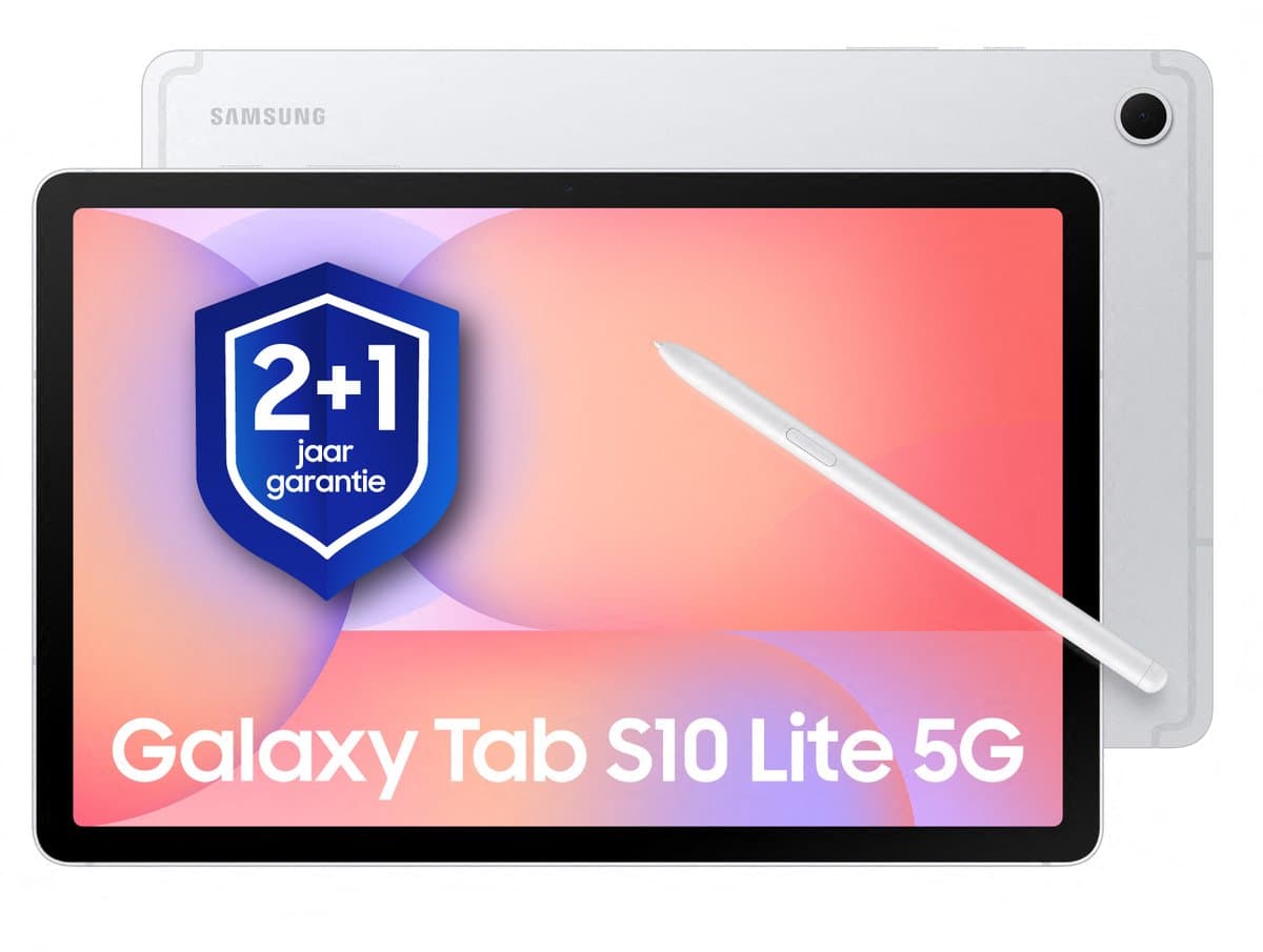 Samsung Galaxy Tab S10 Lite - Wifi - 128GB - Silver + 1 jaar extra garantie — afbeelding 1