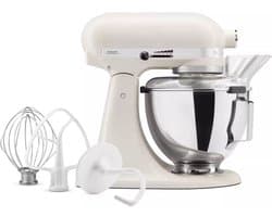Kitchenaid Artisan 5KSM95PSEPL - Keukenmachine - 4,3L - Porselein wit - 3 Menghaken