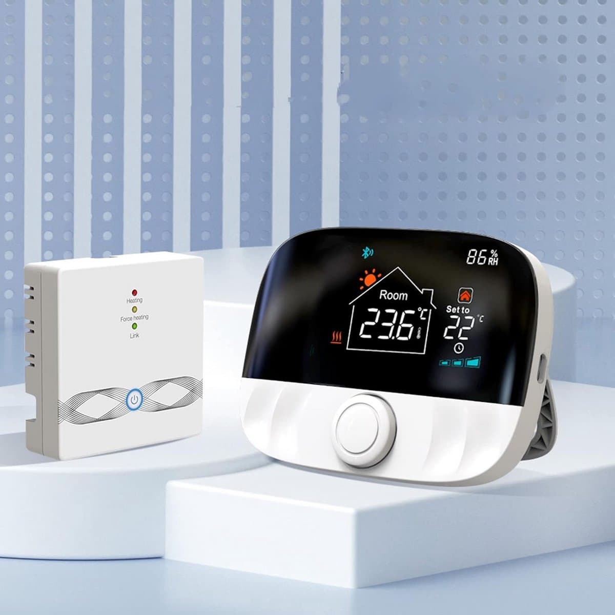 Slimme Wifi Thermostaat voor Gas/Boiler en Radiator met Afstandsbediening — afbeelding 1