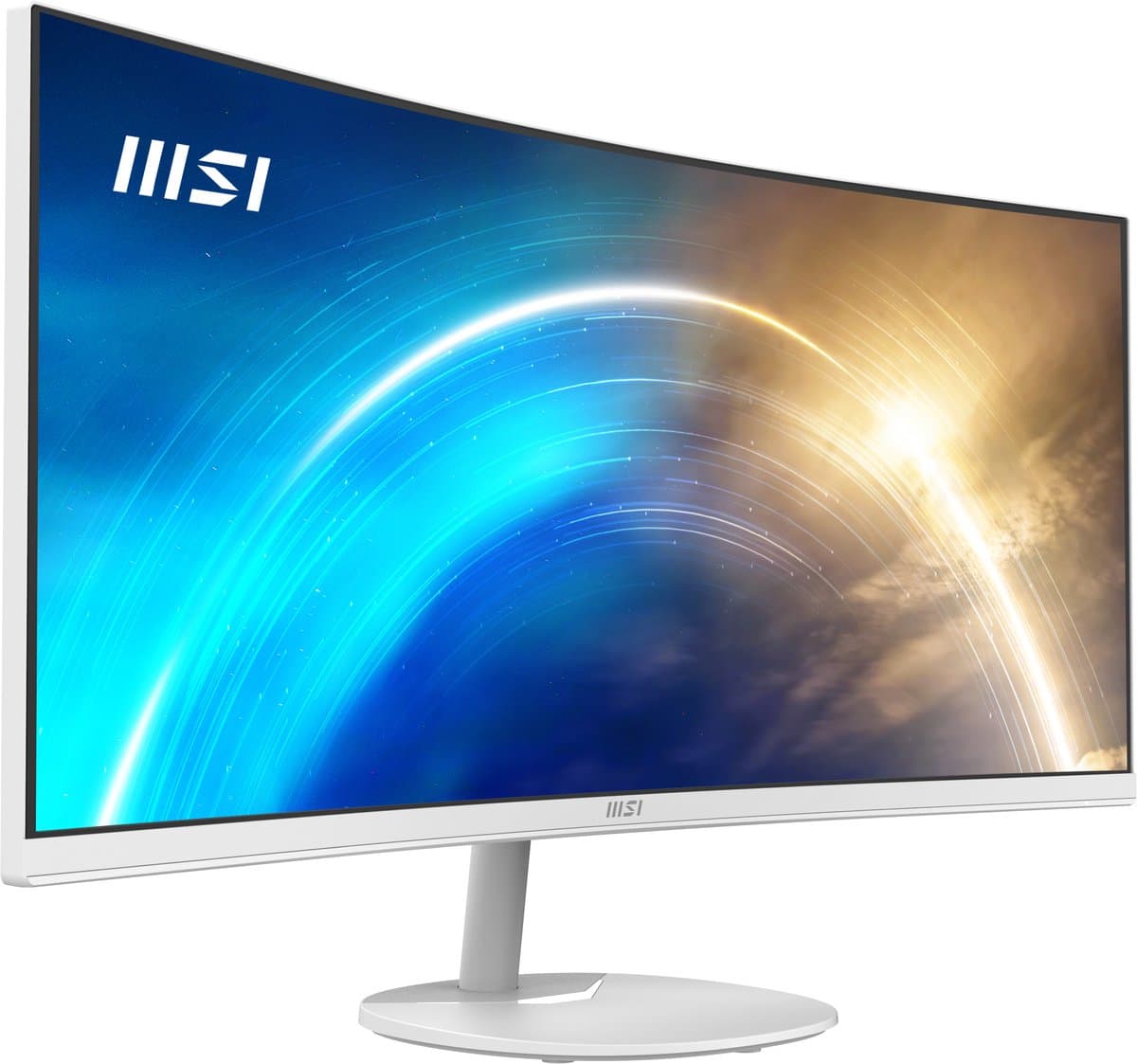 Monitor MSI White 34" UWQHD — afbeelding 1