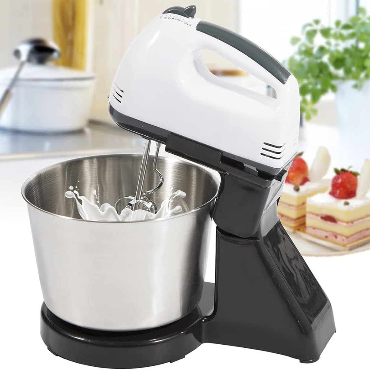 ZRSS® Deegmachine 100 W - Kneedmachine - Deegmixer - Keukenmachine - Keukenmixer - 7 Snelheden — afbeelding 1