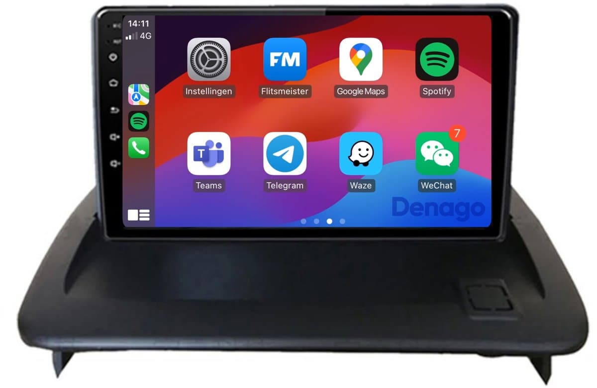 CarPlay autoradio geschikt voor Volvo V50 C30 S40 C70 | 2004 t/m 2014 | Android 13 | 9 inch | Draadloos Apple CarPlay & Android Auto | 2GB + 32GB | QuadCore processor | Denago DNG-A298 | 2025 model| 2005 2006 2007 2008 2009 2010 2011 2013 | Bluetooth — afbeelding 1