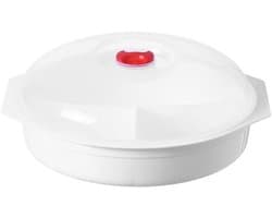 Magnetron Kom met Geventileerd Deksel - BPA-vrij Opwarmbak - 1 Liter - Vaatwasser & Vriezer Veilig