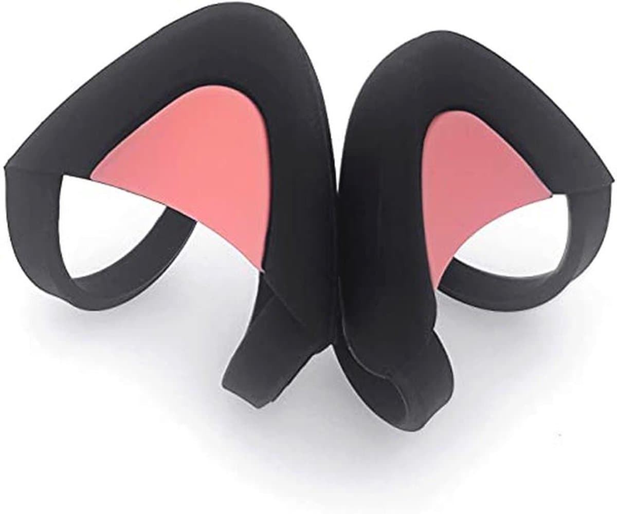 Decoratieve Roze Kattenoren voor Hoofdtelefoons - Verstelbare Accessoire voor Gaming Headsets — afbeelding 1
