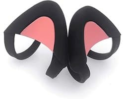 Decoratieve Roze Kattenoren voor Hoofdtelefoons - Verstelbare Accessoire voor Gaming Headsets