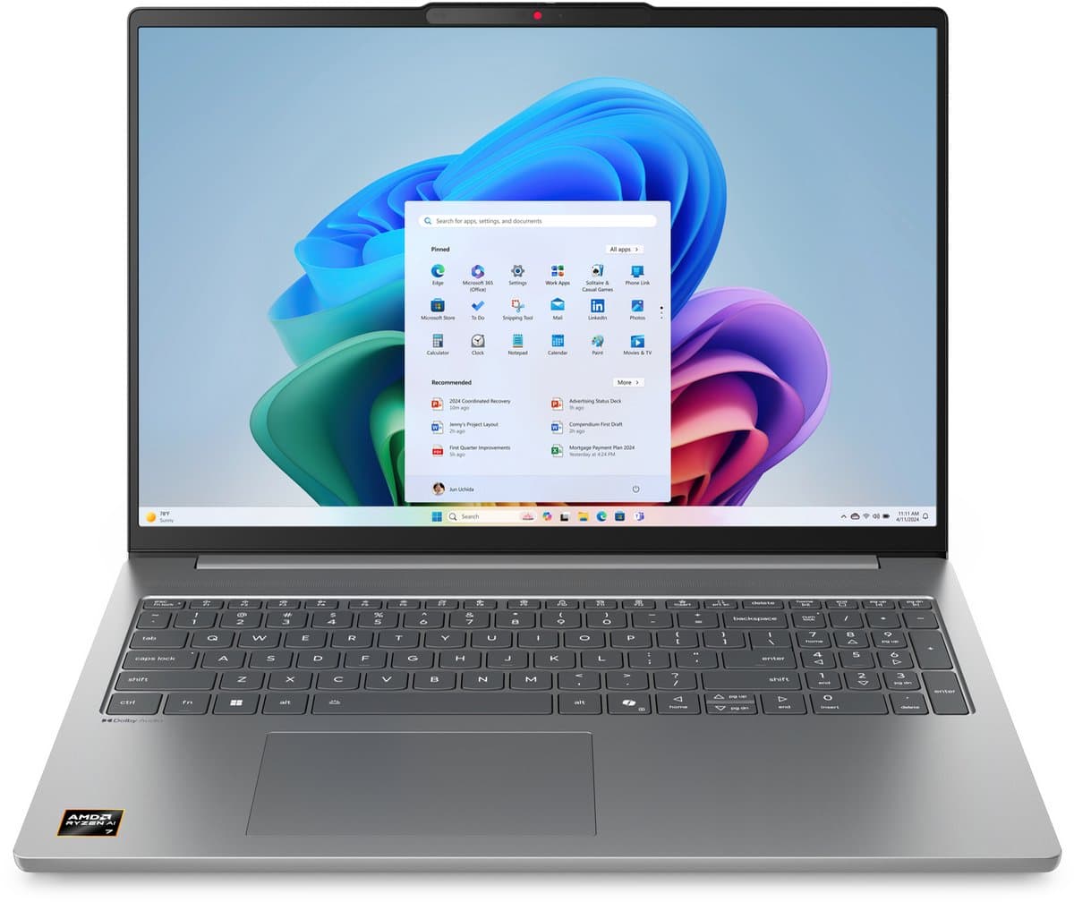 Lenovo IdeaPad Slim 5 16AKP10 Copilot+ PC - 83HY008KMH - QWERTY — afbeelding 1