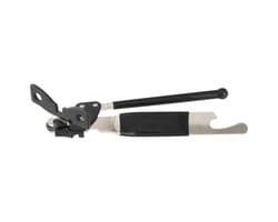 Fackelmann Basic Blik- en Flesopener 15 cm Zilver/Zwart
