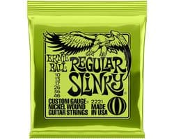 Ernie Ball Regular Slinky - Elektrische Gitaarsnaren - 10-46 - Nickel Wound - Industrie Standaard