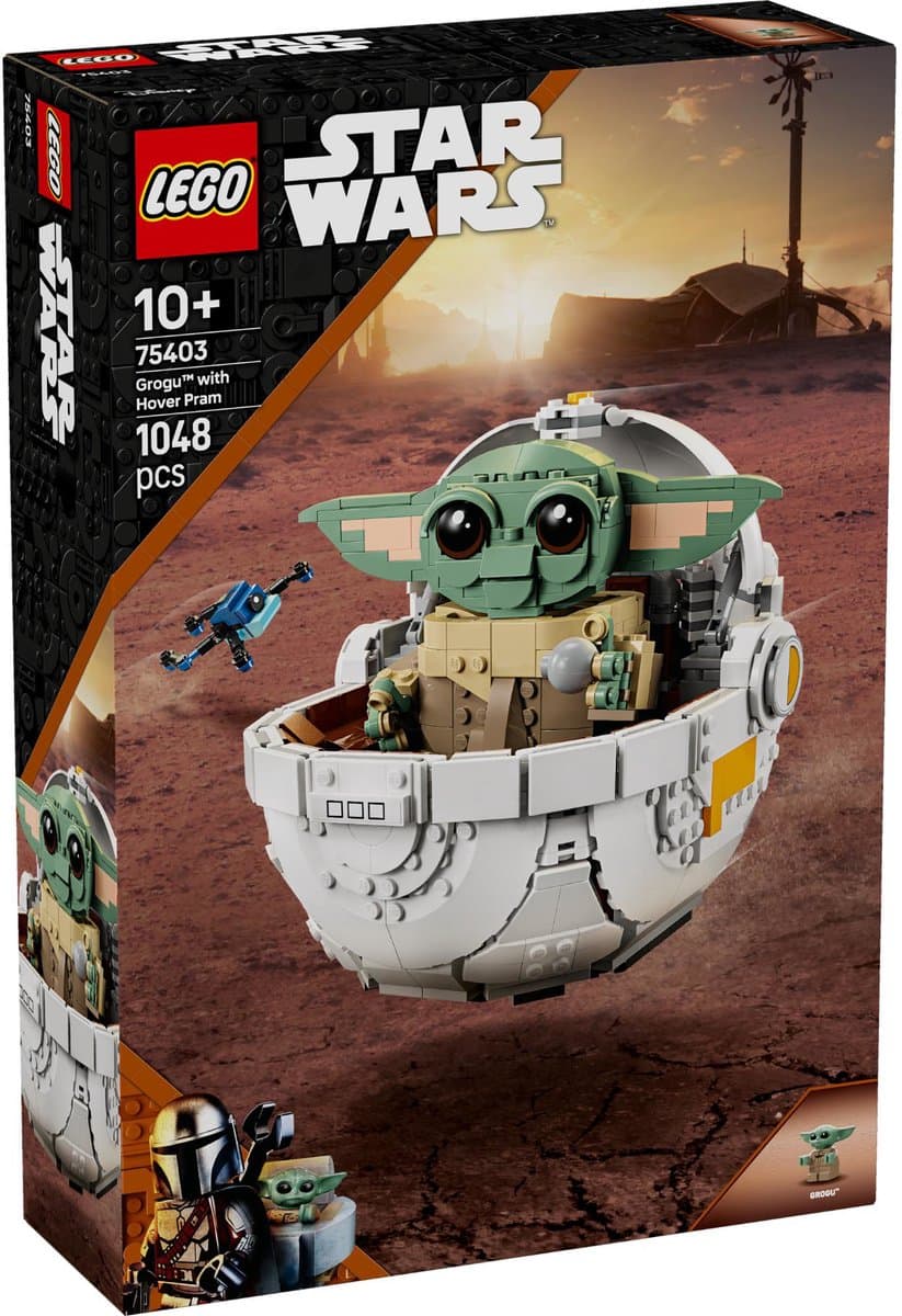 LEGO Star Wars - Grogu met zweefkinderwagen Constructiespeelgoed — afbeelding 1