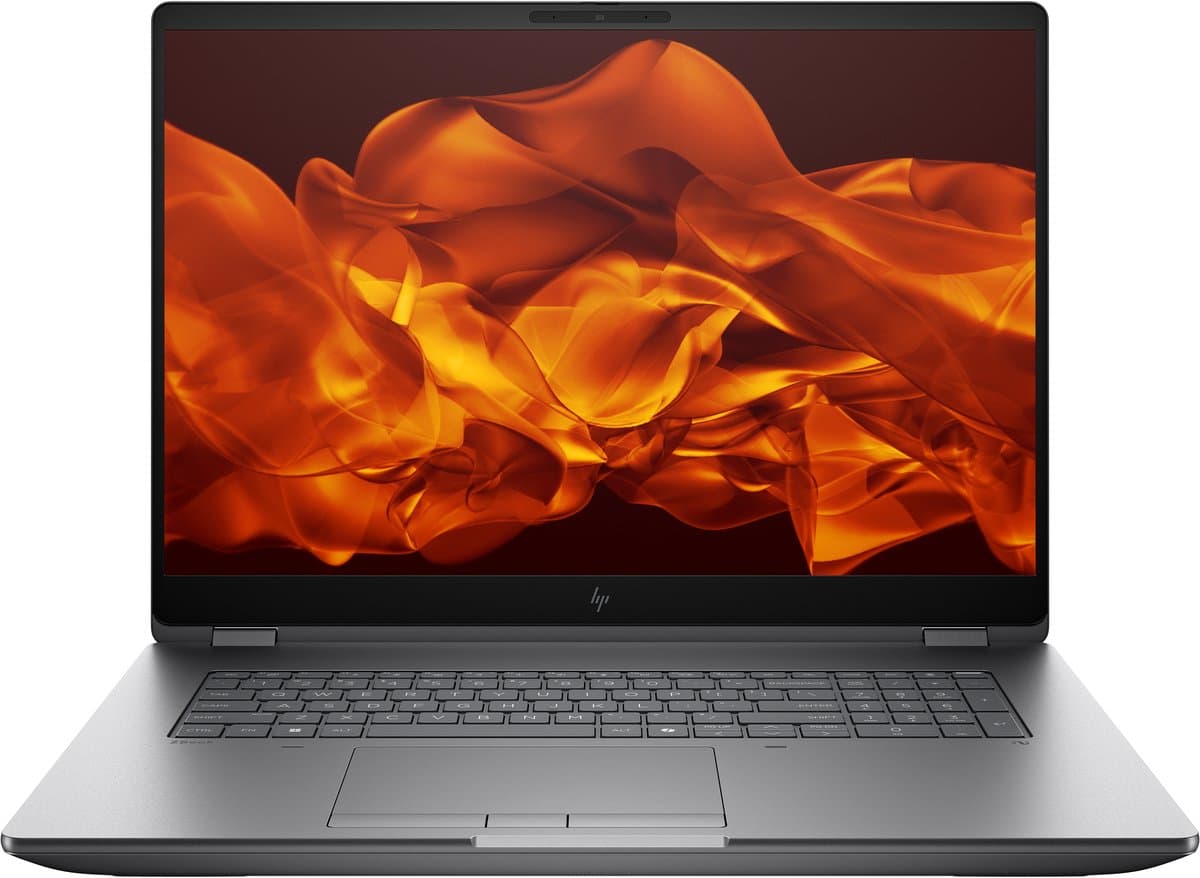 "HP ZBook Fury G1i 18 Wolf Pro Security Edition - Data Science Intel Core Ultra 7 255HX Mobiel werkstation 45,7 cm (18"") WQXGA 64 GB DDR5-SDRAM 2 TB SSD NVIDIA RTX PRO 4000 Blackwell Wi-Fi 7 (802.11be) Windows 11 Pro AI PC, AI Workstation Zilver" — afbeelding 1