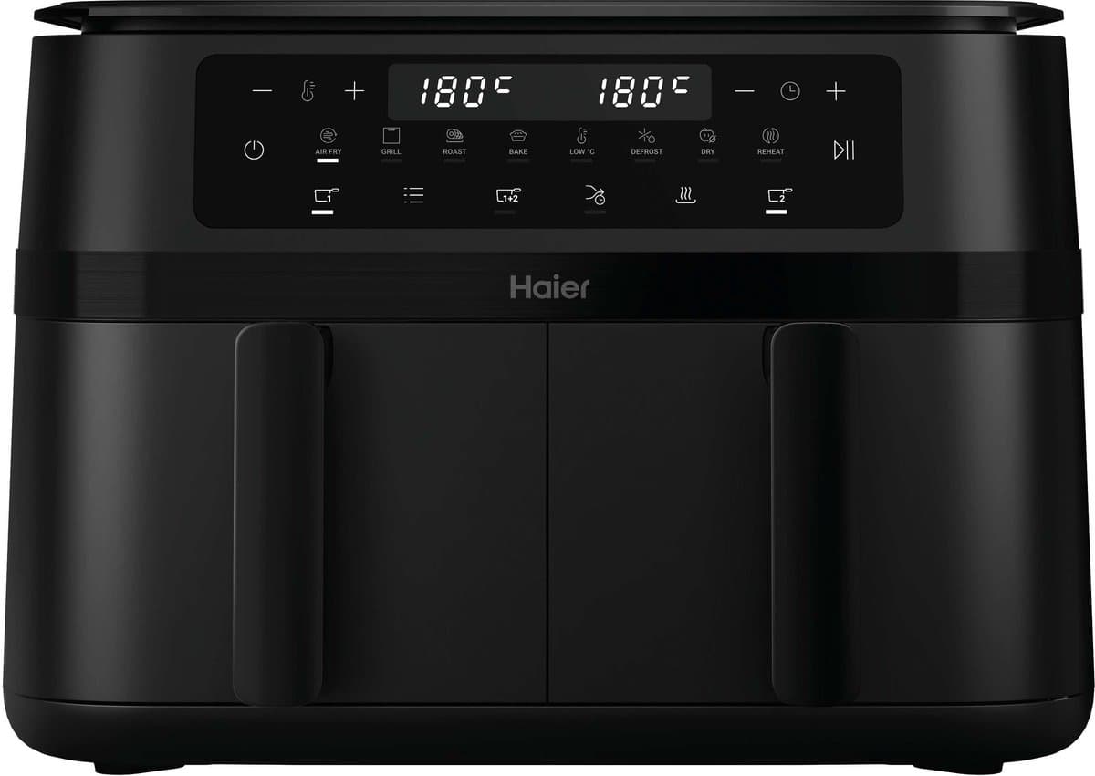 Haier Airfryer XXL - Heteluchtfriteuse 11L - Dubbele Lade (2 x 5,5L) - 3000W - 60 tot 200 Graden - Dual Zone Technologie - 8in1 - AF3AD 011 — afbeelding 1