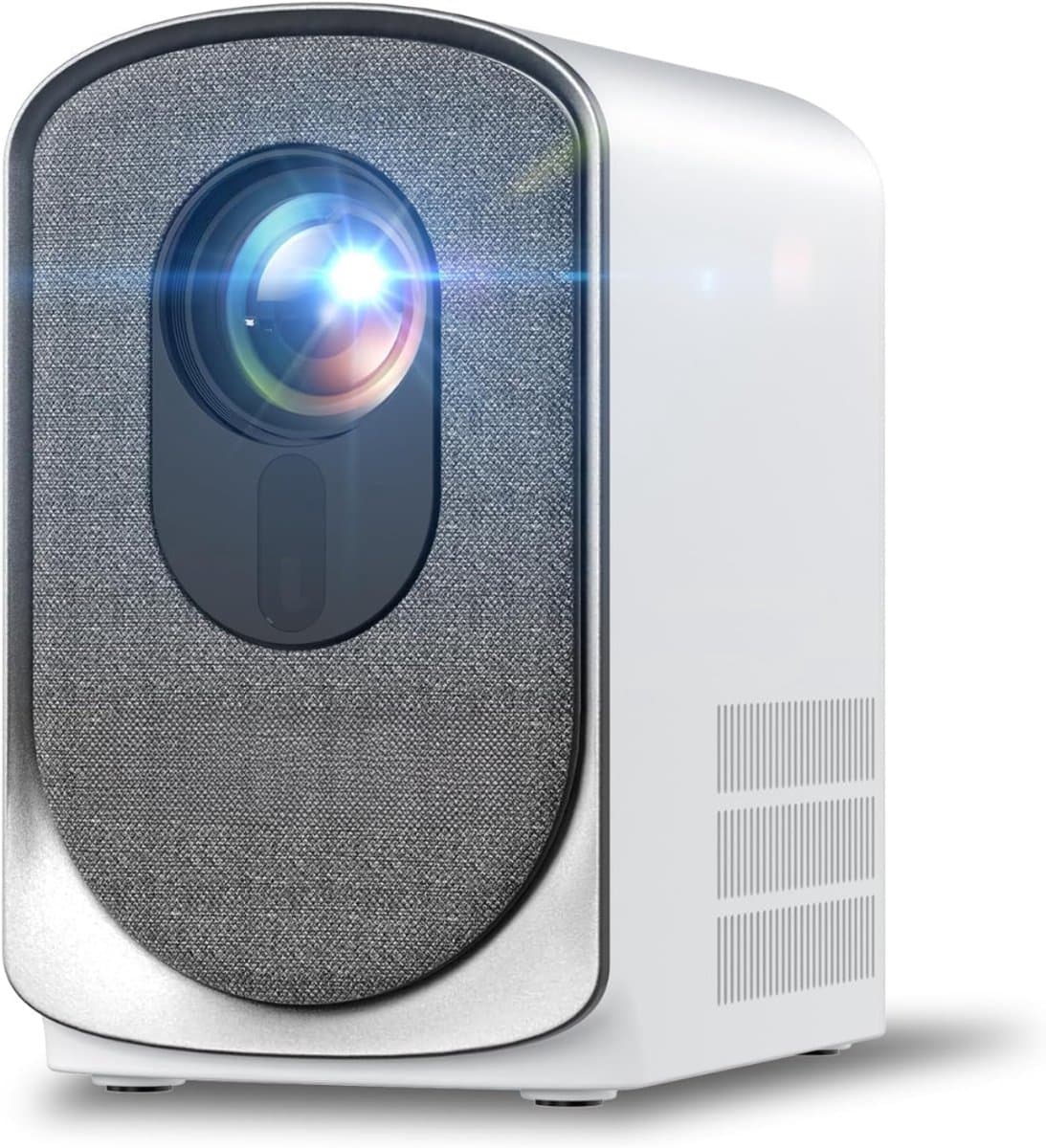 DYNA® Draagbare beamer - Beamer - Projector - Mini Beamer - Wit/Grijs- 15cm x 16cm x 10cm — afbeelding 1