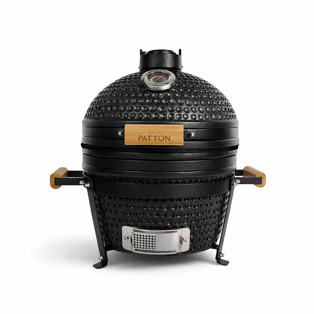 Patton Classic Kamado 16" Table Chef - Medium - Ø34 cm - Matzwart — afbeelding 1