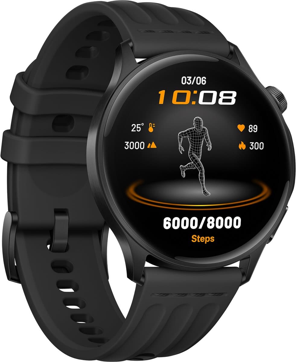 OPPO Watch S - Smartwatch - 45 mm - Wifi GPS - Zwart — afbeelding 1
