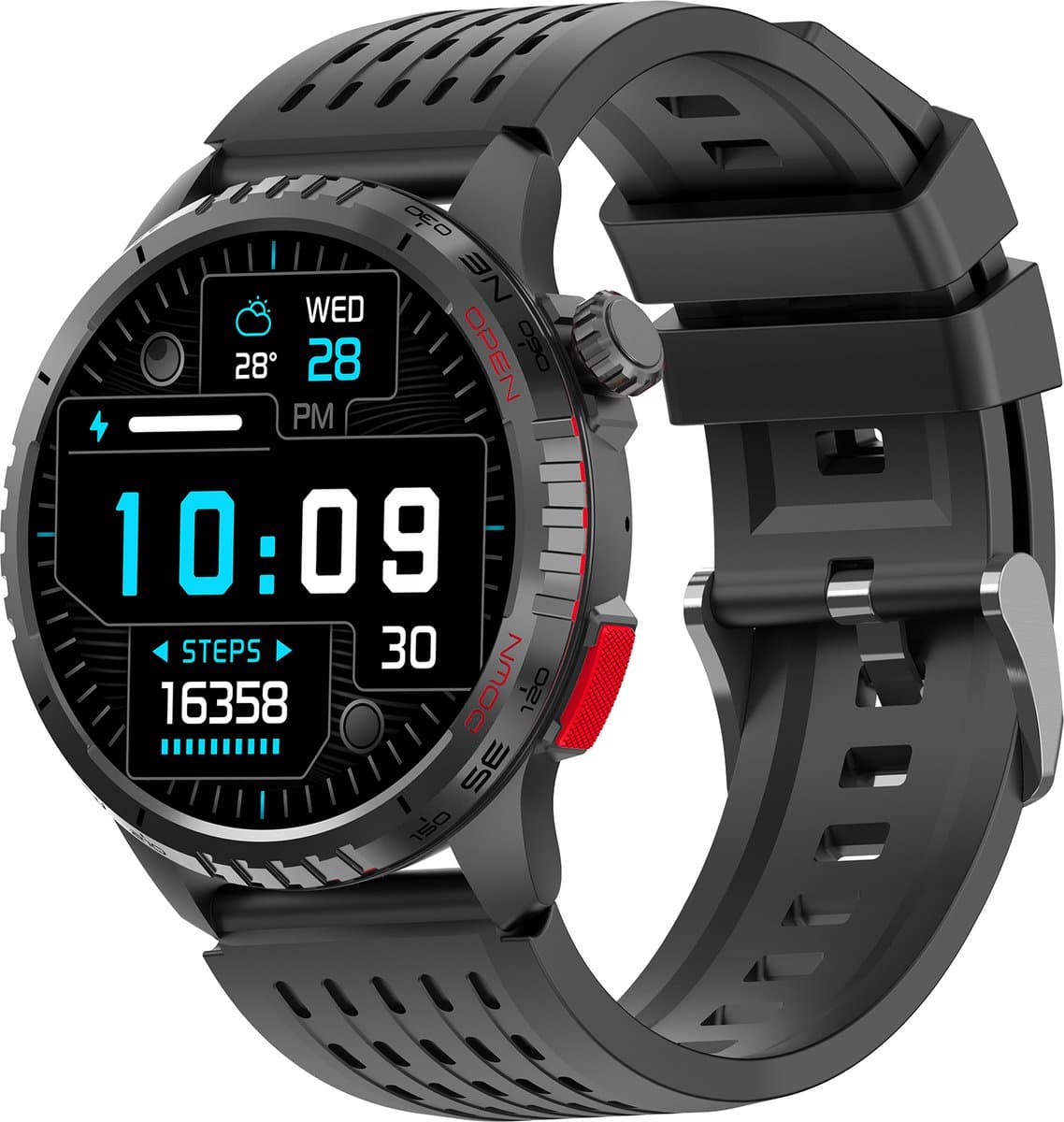 Denver Smartwatch - AMOLED - Bluetooth - 100 sportmodi - Hartslagmeter - Volledige belfunctie - Android iOS - SWG345 — afbeelding 1