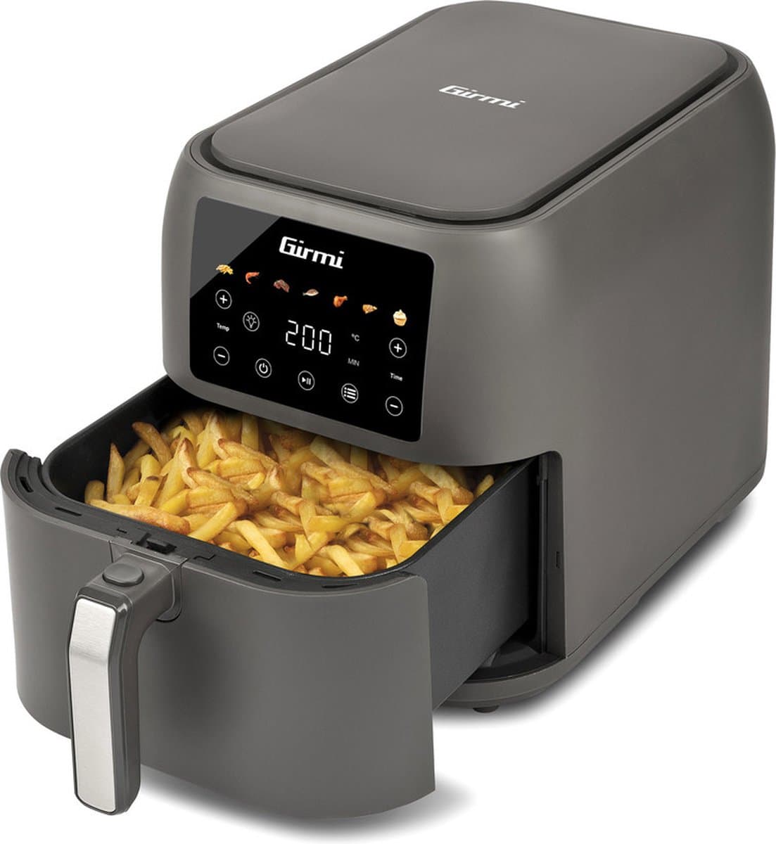 Girmi FG92 Single 8 L 1700 W Heteluchtfriteuse Grijs — afbeelding 1