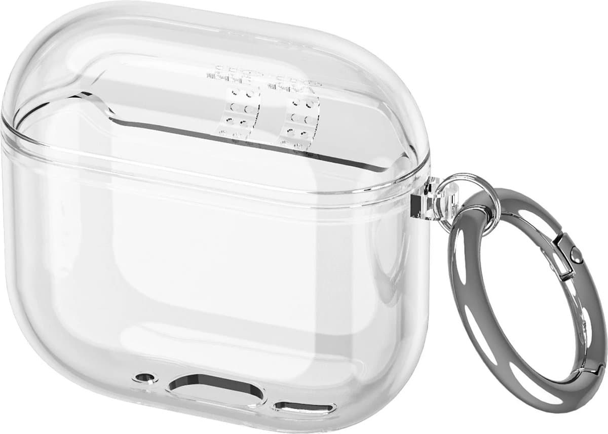 ShieldCase Siliconen TPU Hoesje Geschikt voor Airpods 4 - Siliconen Case voor Apple Airpods 4 Case Hoesje - Transparant — afbeelding 1