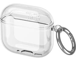ShieldCase Siliconen TPU Hoesje Geschikt voor Airpods 4 - Siliconen Case voor Apple Airpods 4 Case Hoesje - Transparant