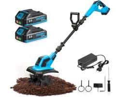 Solidchoice - Draadloze Tuinsnijder met 2 Batterijen en Accessoires