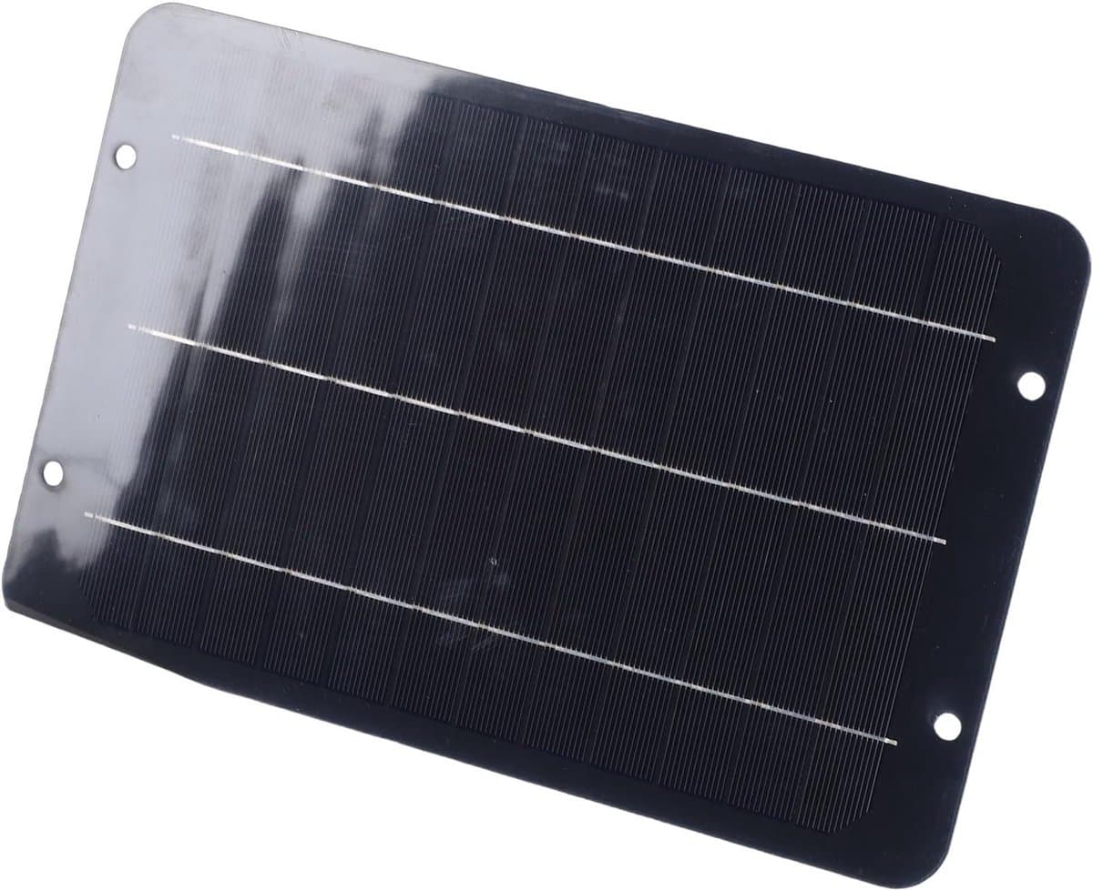 Zonnepaneel Ventilator - Solar Ventilator Kit - Luchtcirculatie Buiten - Dubbele Ventilator - 7W - Zwart — afbeelding 1