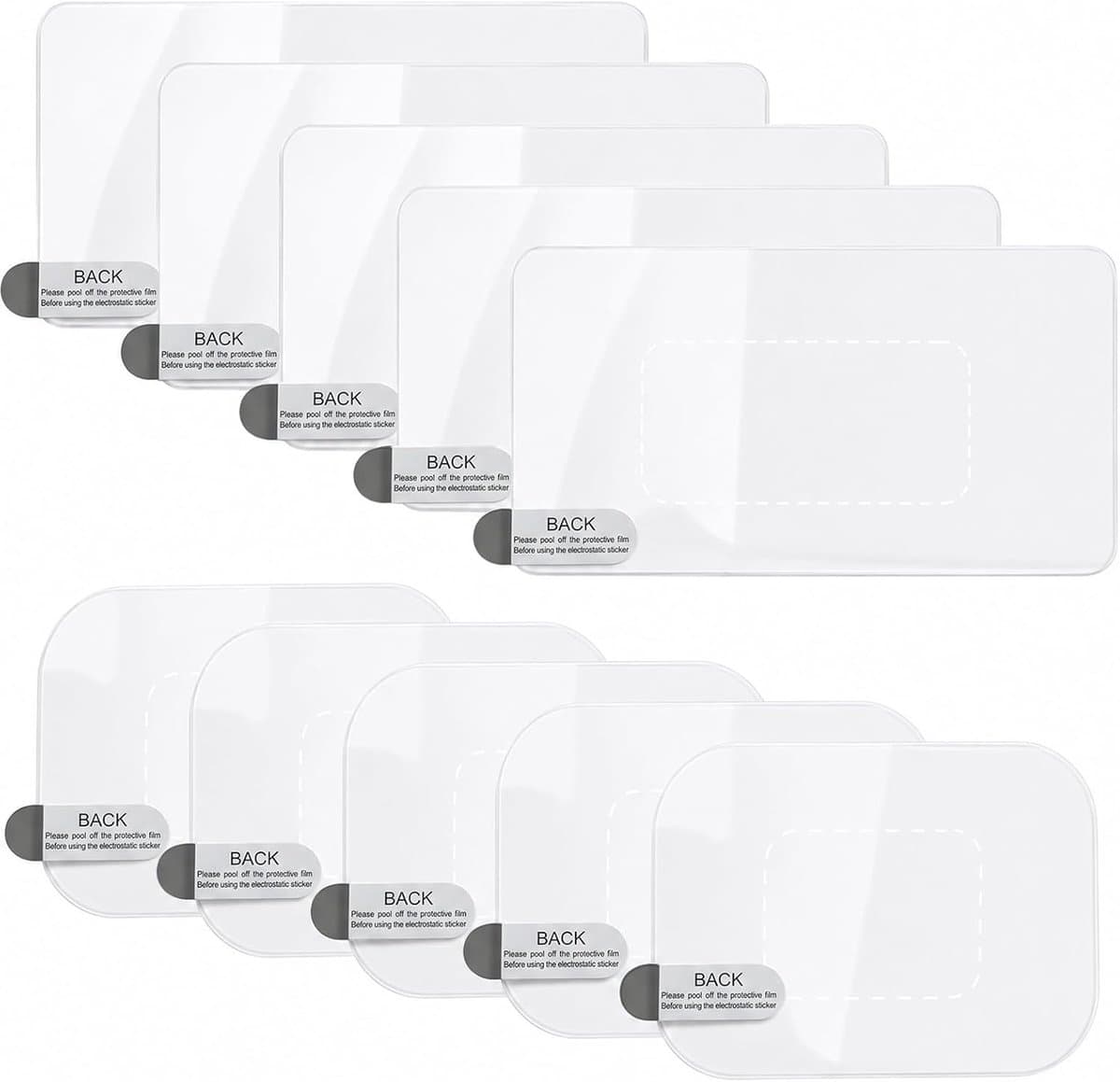 Dashcam zelfklevende pads 10 stuks - dubbelzijdig - transparant - sterke hechting - ShopVlot — afbeelding 1