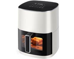 Sweetcrispy Airfryer heteluchtfriteuse, 6 liter, met kijkvenster, 12-in-1 functies en touchscreen, gezond vetvrij - ShopVlot