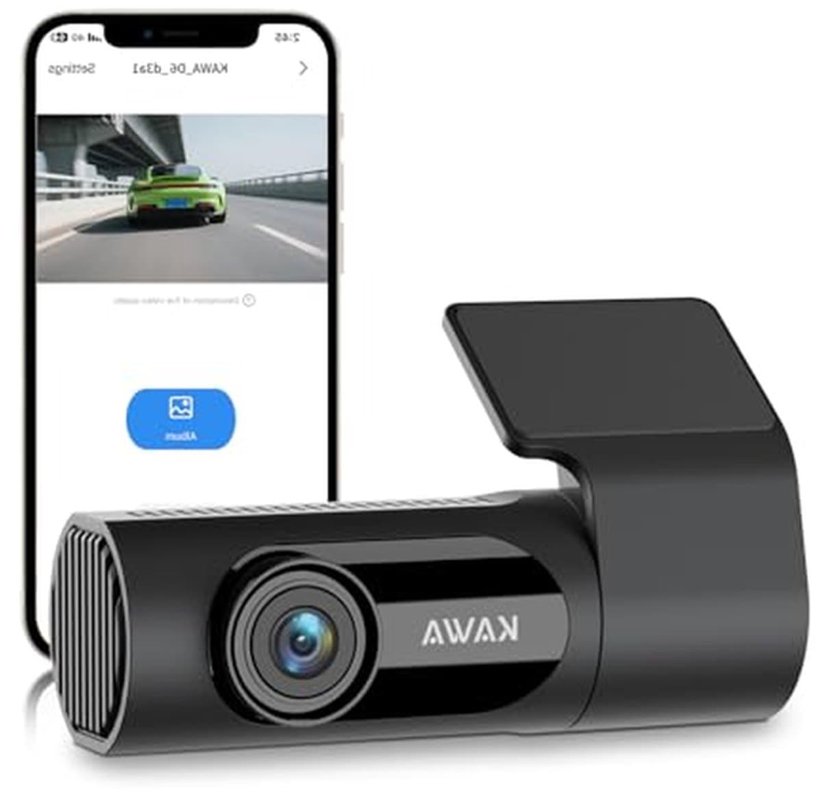 Auto Camera - Rijrecorder - Veilig Onderweg - 2K QHD Resolutie - 145 Graden - Zwart — afbeelding 1
