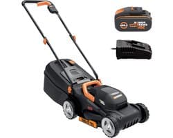Accugrasmaaier - Draadloze maaier - Gazon onderhoud - Borstelloze motor - 30 cm maaibreedte - Groen