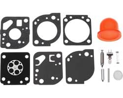 SnelShoppen - Carburetor Rebuild Kit voor Grasmaaier C1U-W19, Compatibel met Zama RB-117, 13 Delige Set, Hoogwaardige Materialen, Duurzaam en Betrouwb
