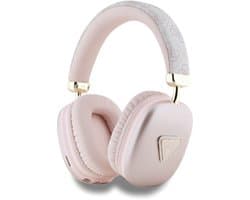 Guess PU Leather 4G Triangle Logo Headphone - Geschikt voor Bluetooth Smartphones - Roze