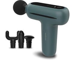 Mini Massagepistool - Spier Stimulator - Spierherstel Na Training - Slimme Modus Automatisch - Compact Lichtgewicht - Zwart