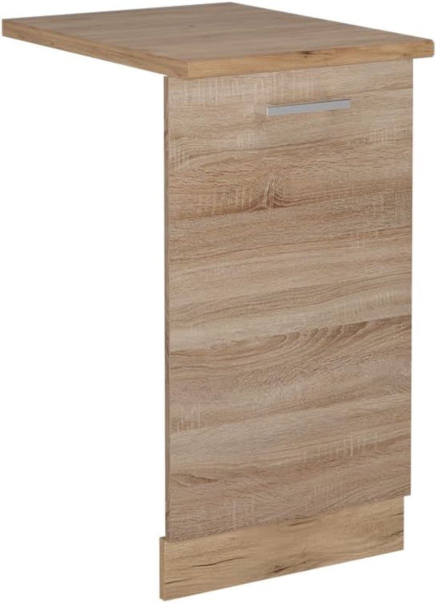 Vaatwasser Paneel - Keukenfront - Keuken Integratie - Volledig Geïntegreerd - 45 cm - Sonoma Eiken — afbeelding 1