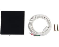Slimme Thermostaat - Wifi Thermostaat - Thuisverwarming Regelen - Touchscreen Bediening - 16A - Zwart