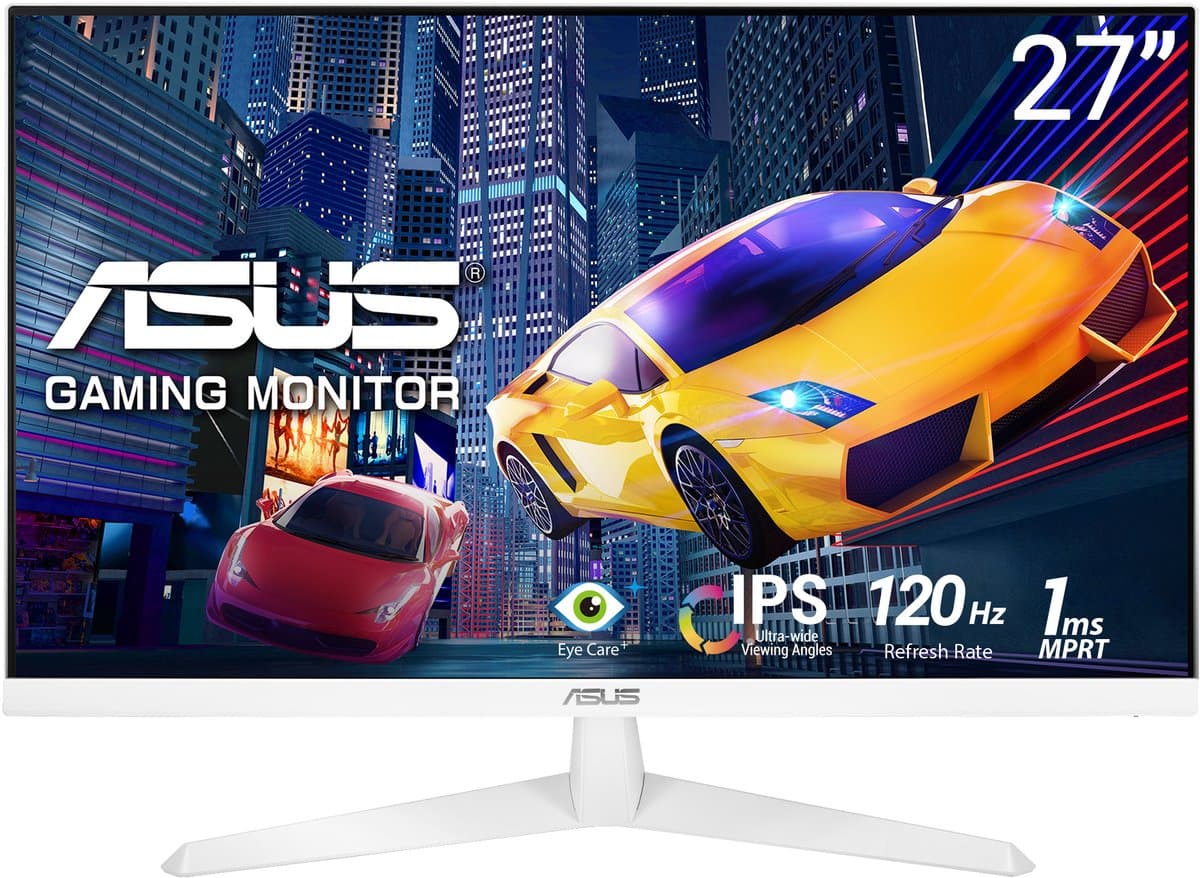 ASUS VY279HGR-W Eye Care - FHD IPS Monitor - 120Hz - 1ms - 27 Inch - Wit — afbeelding 1