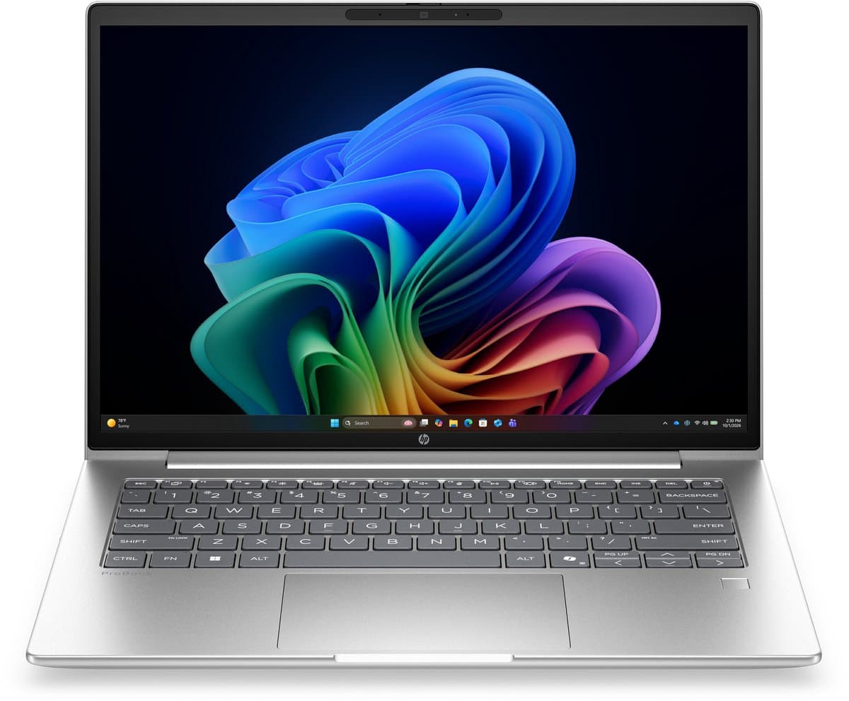 HP ProBook 4 G2i Next Gen AI Copilot+ PC Intel Core Ultra 5 322 Laptop 35,6 cm (14") WUXGA 16 GB DDR5-SDRAM 512 GB SSD Wi-Fi 7 (802.11be) Windows 11 Pro Zilver QWERTY — afbeelding 1