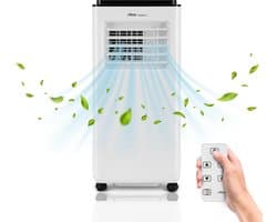 Mobiele Airconditioner - Airco Ventilator - Ruimte Koelen - 3-in-1 Functie - 12 m² - Wit