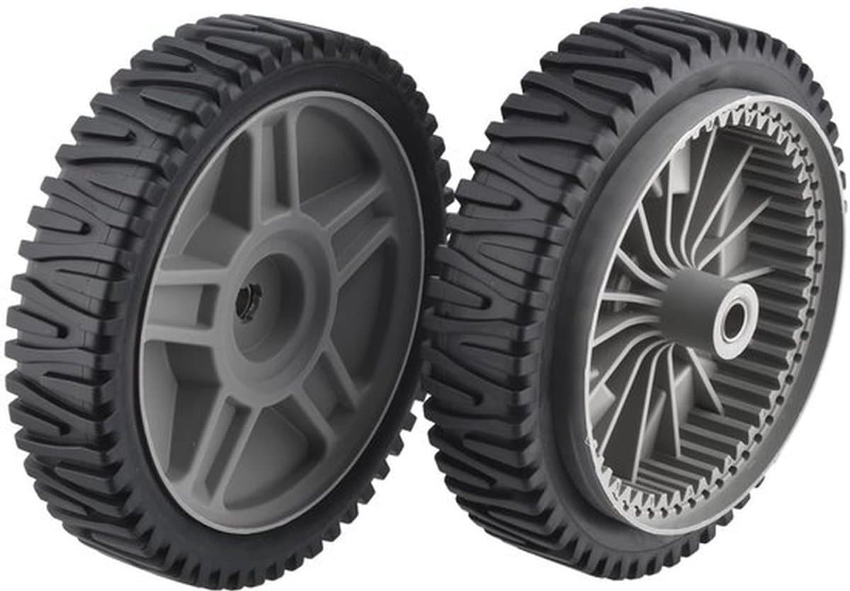 Aandrijfwiel 2 Stuks - 8 Inch Wiel - 1.75 Inch Breedte - Tandwiel Montage - Compatibel met Husqvarna - Onderdeel # 193912X460 - Grasmaaierwiel — afbeelding 1