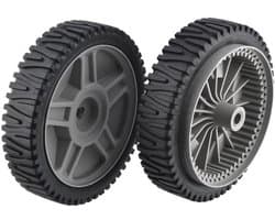 Aandrijfwiel 2 Stuks - 8 Inch Wiel - 1.75 Inch Breedte - Tandwiel Montage - Compatibel met Husqvarna - Onderdeel # 193912X460 - Grasmaaierwiel