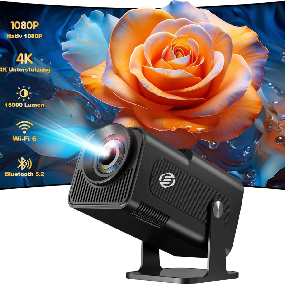 Equivera Mini Beamer - Draagbare Beamer - Beamer - Mini Beamer Projector - Projector - Mini Projector — afbeelding 1