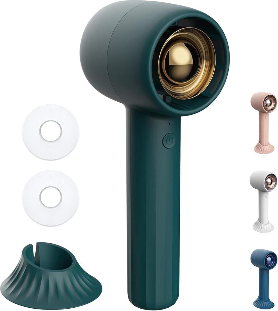 Draagbare Handventilator met Aromatherapie - USB Oplaadbaar - 2000mAh Batterij - 3 Snelheden Verstelbaar - Reizen Make-up - Persoonlijke Koeling Buiten Turbo fan — afbeelding 1
